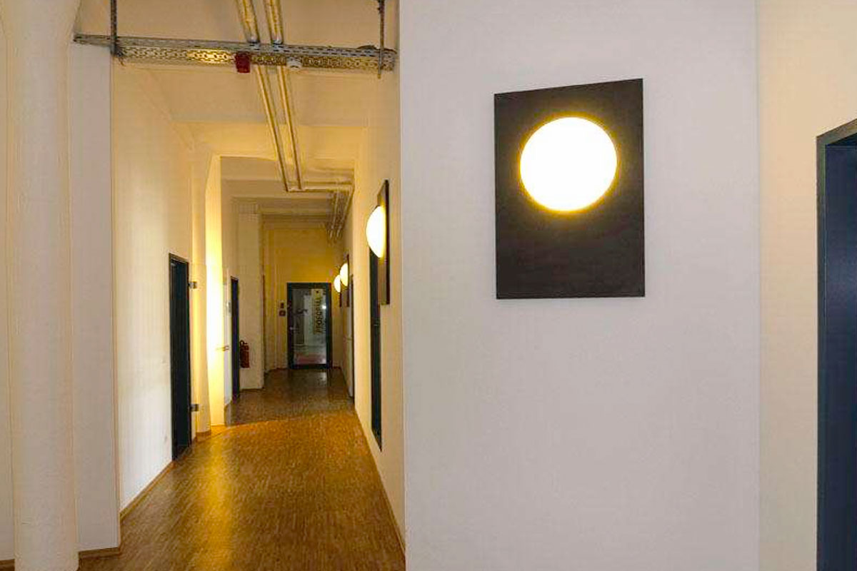 Innenaufnahme Zugang Einzelbüro Gewerbehof Bülowbogen