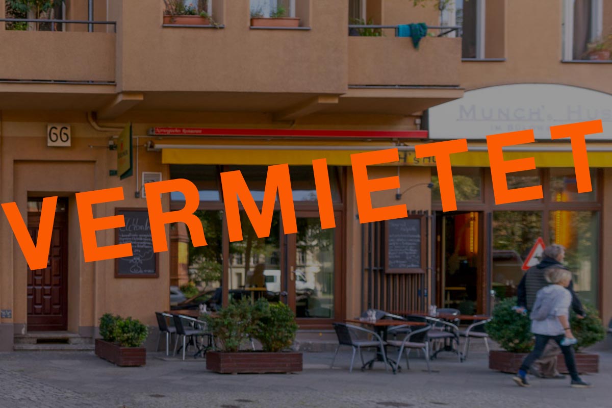 Restaurant vermietet Gewerbehof Bülowbogen Berlin